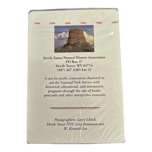 NEW Sealed America's First National Monument Devil's Tower Wyoming Playing Cards - Picture 3 of 9